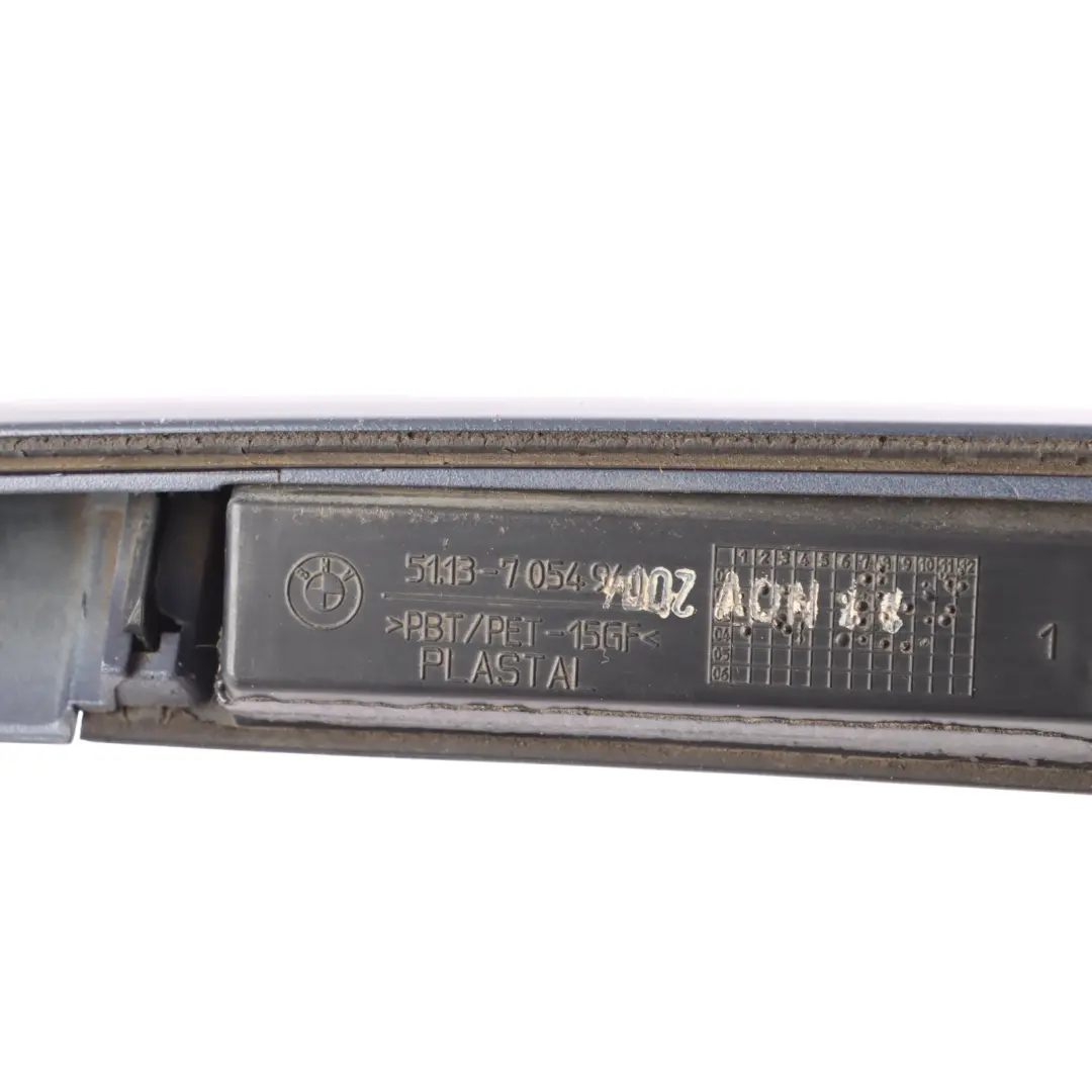 Trunk Lid Grip Handle Boot Toledoblau Metallic - 482 to BMW X5 E53 Rear with Part number 7054941 BMW X5 E53 Rear Trunk Lid Grip Handle Boot Toledoblau Metallic - 482 - SKU 7054941-TDB - Part number 7054941