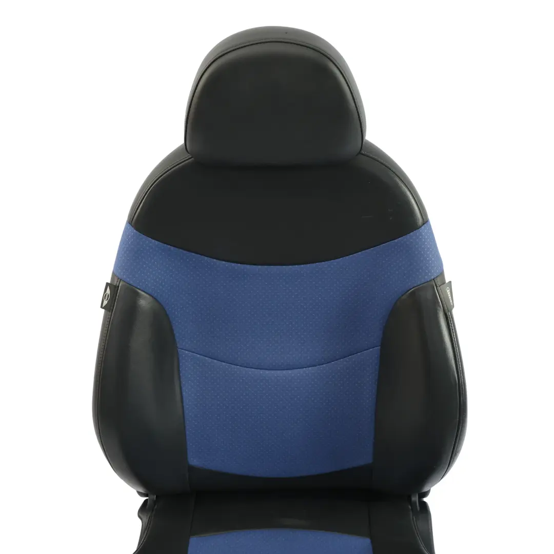 Mini Cooper S R50 R53 Front Left N/S Sport Cloth / Leather Satellite Blue Seat - SKU 7073005 - Part number 7073005