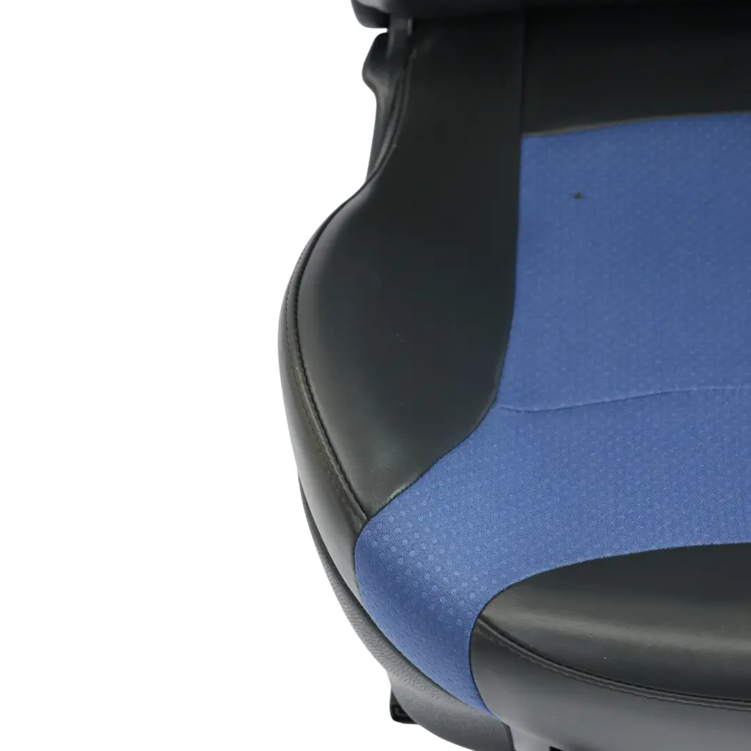 Front Left N/S Sport Cloth / Leather Satellite Blue Seat to Mini Cooper S R50 R53 with Part number 7073005 Mini Cooper S R50 R53 Front Left N/S Sport Cloth / Leather Satellite Blue Seat - SKU 7073005 - Part number 7073005