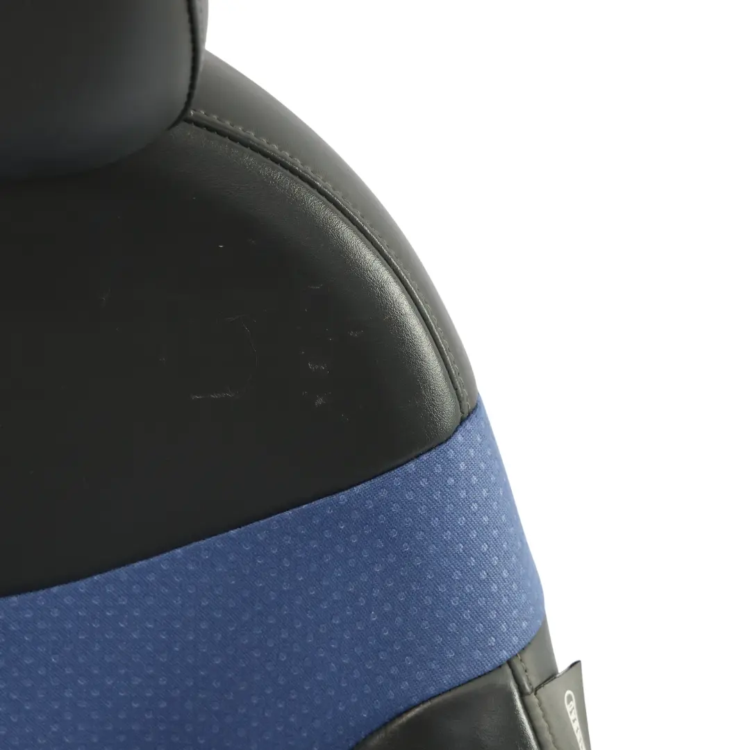 Mini Cooper S R50 R53 Front Left N/S Sport Cloth / Leather Satellite Blue Seat - SKU 7073005 - Part number 7073005