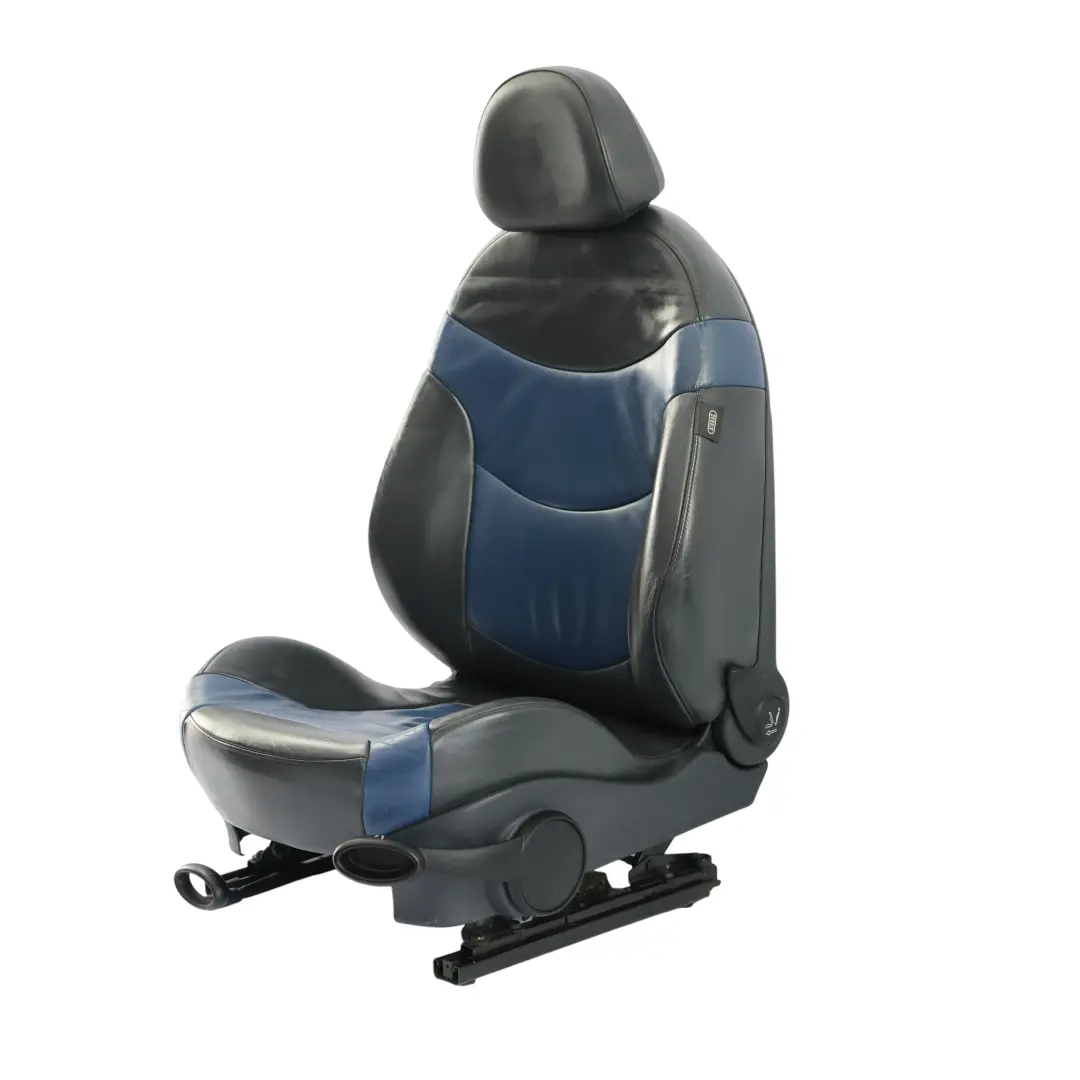 Fotel Lewy Przód Sport Skóra Gravity Lapis Niebieska do Mini R50 R53 o numerze 7073019 Mini R50 R53 Fotel Lewy Przód Sport Skóra Gravity Lapis Niebieska - SKU 7073019-1 - Numer Części 7073019