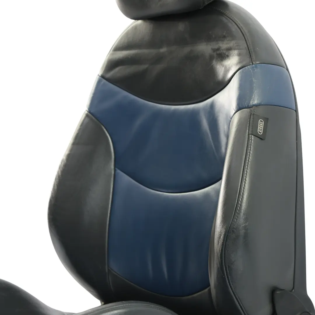 Fotel Lewy Przód Sport Skóra Gravity Lapis Niebieska do Mini R50 R53 o numerze 7073019 Mini R50 R53 Fotel Lewy Przód Sport Skóra Gravity Lapis Niebieska - SKU 7073019-1 - Numer Części 7073019