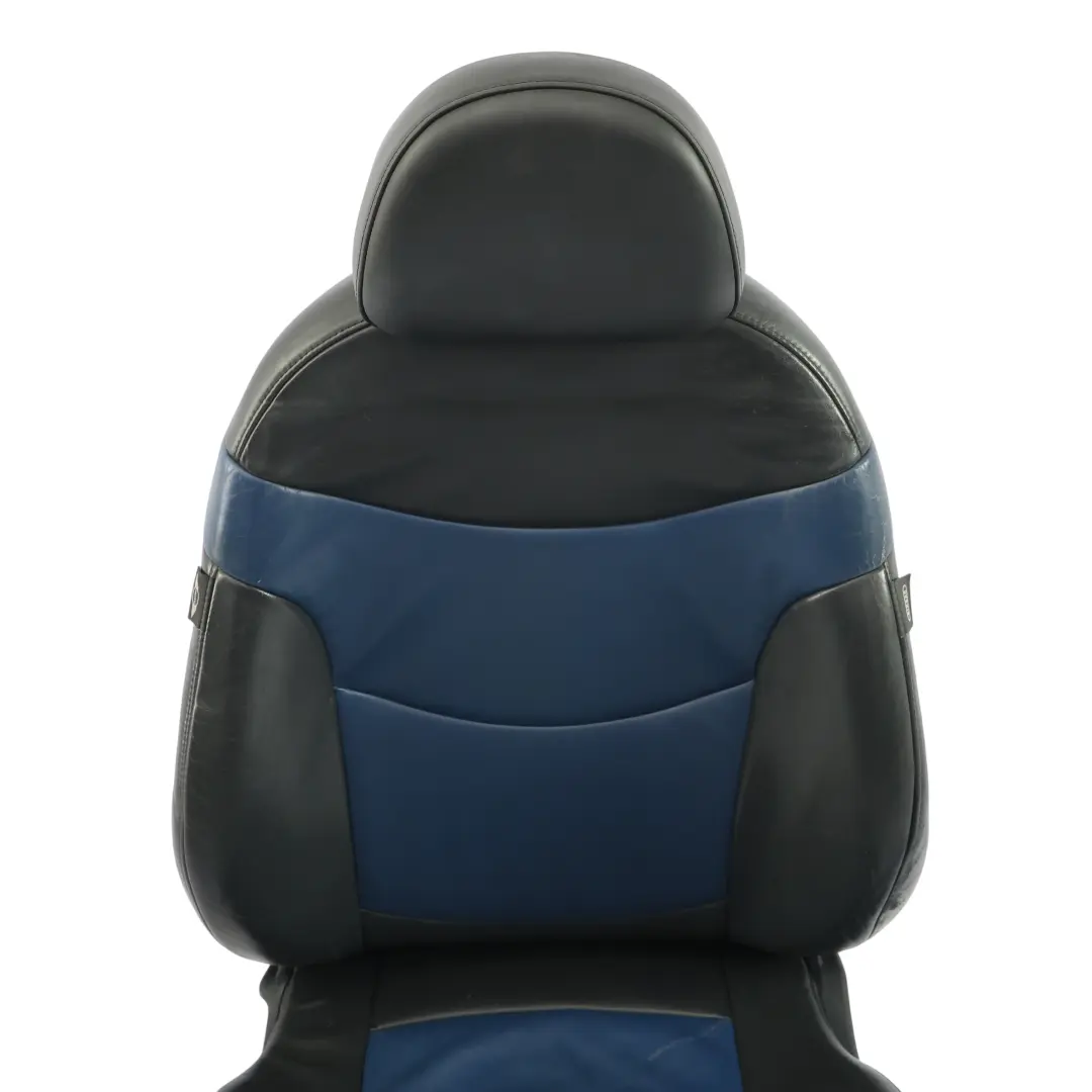  Sedile anteriore Mini R50 R53 Sinistro Sport Pelle Gravity Lapis Blu Nero - SKU 7073019-1 - Numero di parte 7073019