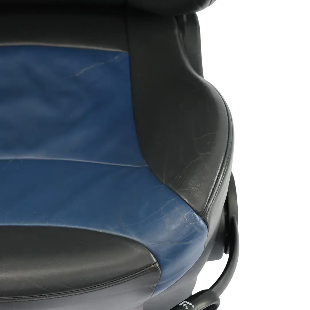  Sedile anteriore Mini R50 R53 Sinistro Sport Pelle Gravity Lapis Blu Nero - SKU 7073019-1 - Numero di parte 7073019