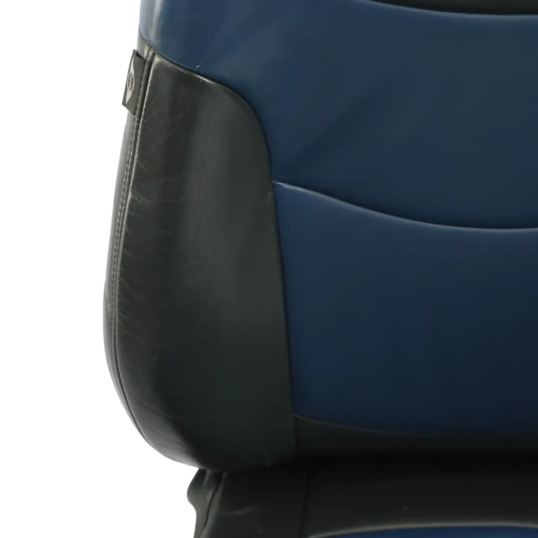 Front Seat Mini R50 R53 Left N/S Sport Leather Gravity Lapis Blue Black to with Part number 7073019 Front Seat Mini R50 R53 Left N/S Sport Leather Gravity Lapis Blue Black - SKU 7073019-1 - Part number 7073019