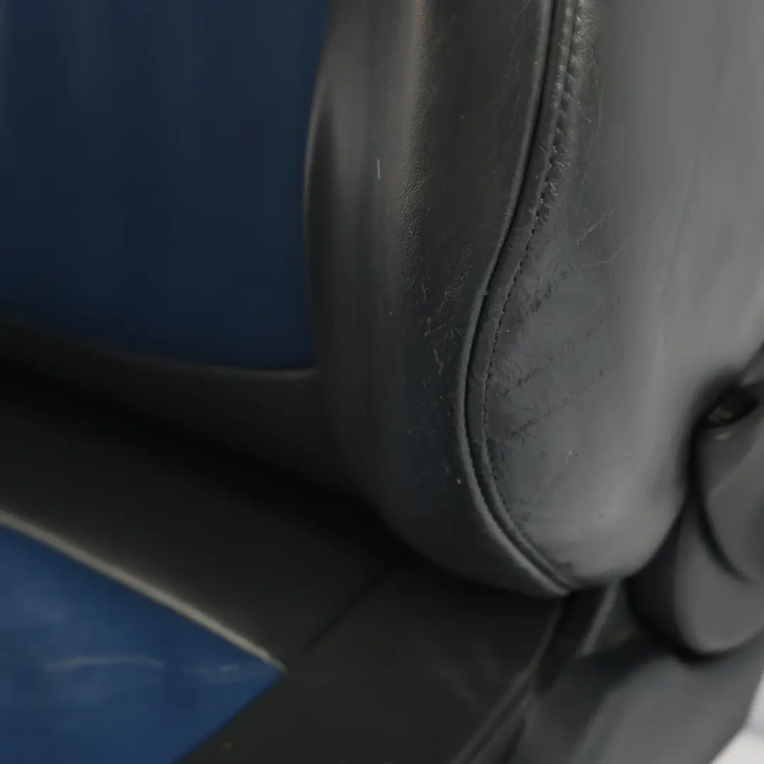 Fotel Lewy Przód Sport Skóra Gravity Lapis Niebieska do Mini R50 R53 o numerze 7073019 Mini R50 R53 Fotel Lewy Przód Sport Skóra Gravity Lapis Niebieska - SKU 7073019-1 - Numer Części 7073019