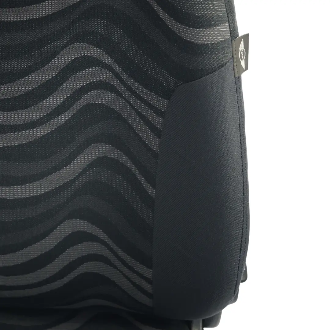 Front Seat Cloth Aqua Panther Black Right O/S to Mini Cooper One R50 with Part number 7073068 Mini Cooper One R50 Front Seat Cloth Aqua Panther Black Right O/S - SKU 7073068-2 - Part number 7073068
