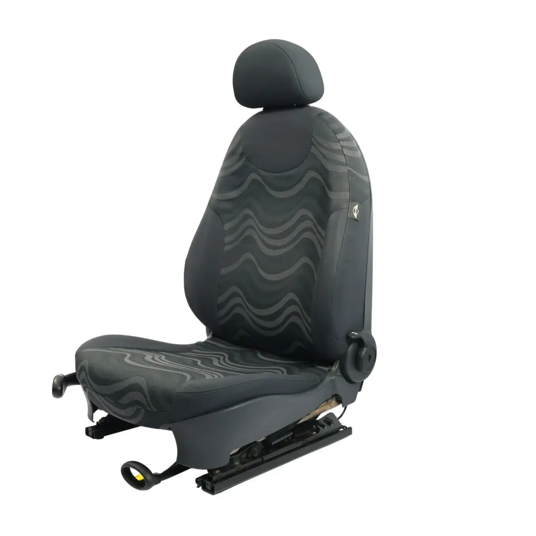 Mini Cooper One R50 Przedni Fotel Tkanina Aqua Panther Black Prawy - SKU 7073068-2 - Numer Części 7073068