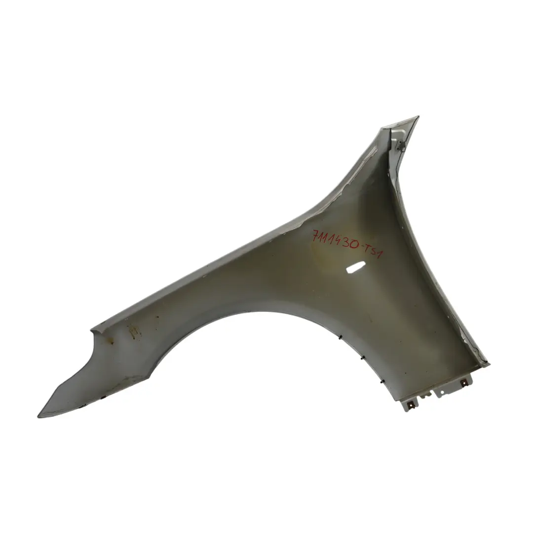 BMW E60 E61 Side Panel Front Right Wing Fender O/S Titan Silver Metallic - 354 - SKU 7111430-TS1 - Part number 7111430