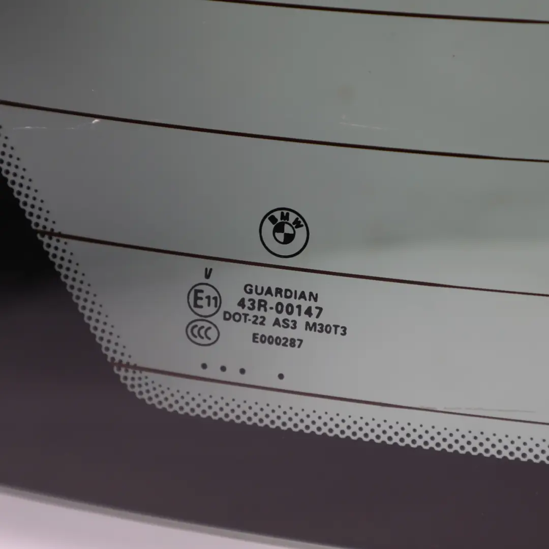 Window Tailgate Boot Trunk Lid Glass Tinted AS3 to BMW X5 E70 Rear with Part number 7152767 BMW X5 E70 Rear Window Tailgate Boot Trunk Lid Glass Tinted AS3 - SKU 7152767 - Part number 7152767
