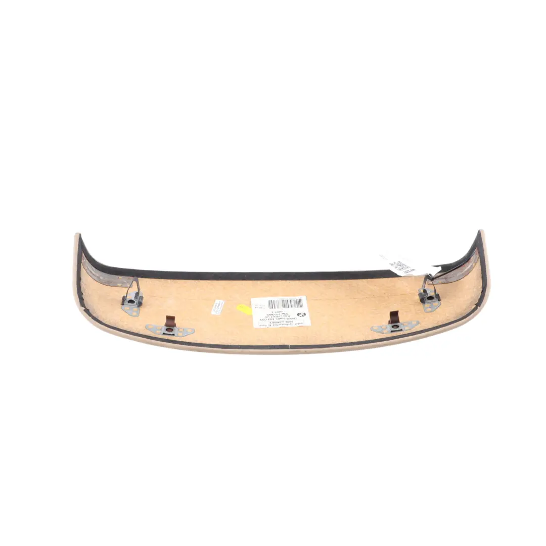 BMW X5 E53 Front Seat Backrest Rear Upper Cover Walknappa Beige N/O/S - SKU 7131665 - Part number 7131665