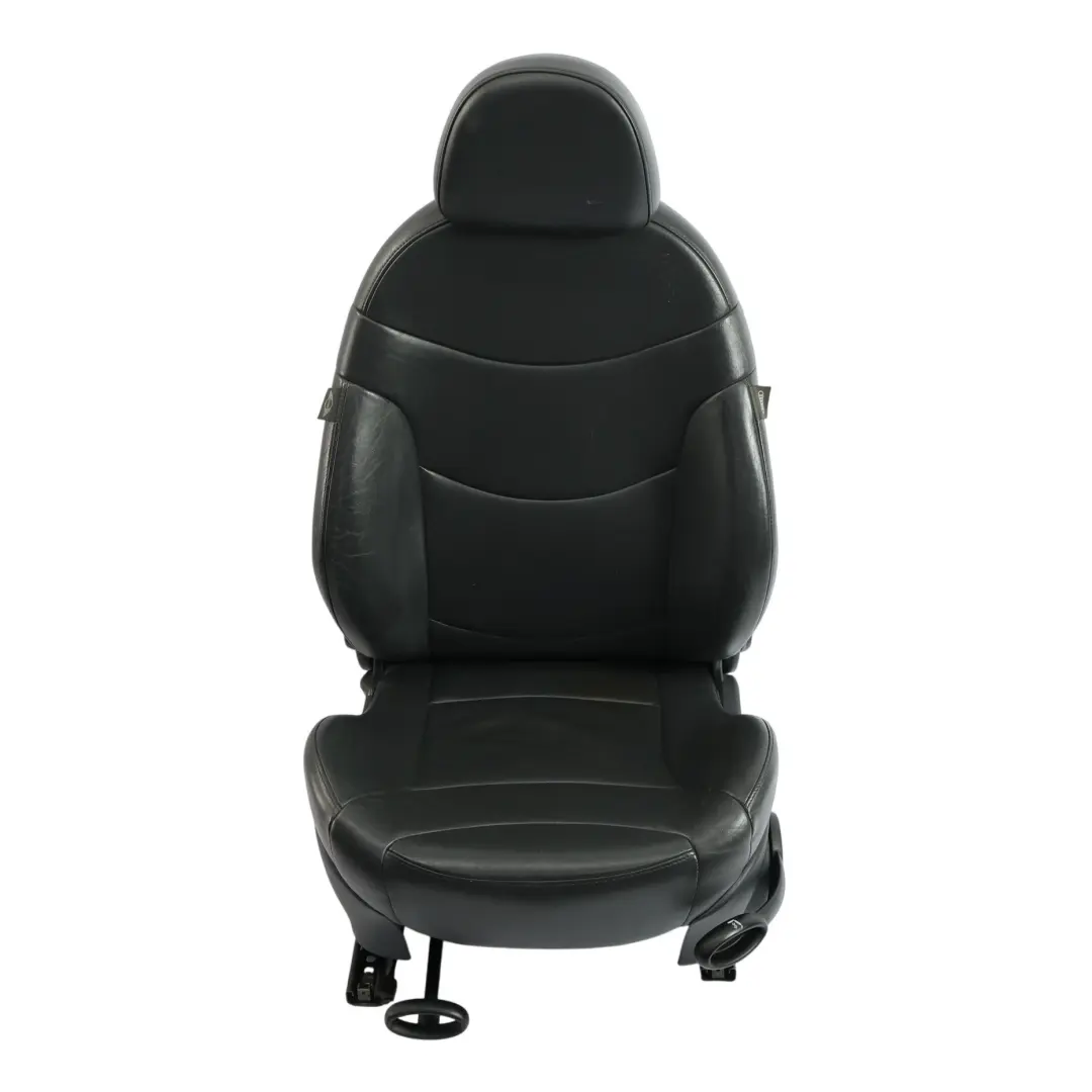 Mini Cooper One R50 R53 Sport Front Seat Heated Leather Gravity Black Left N/S - SKU 7132545-4 - Part number 7132545