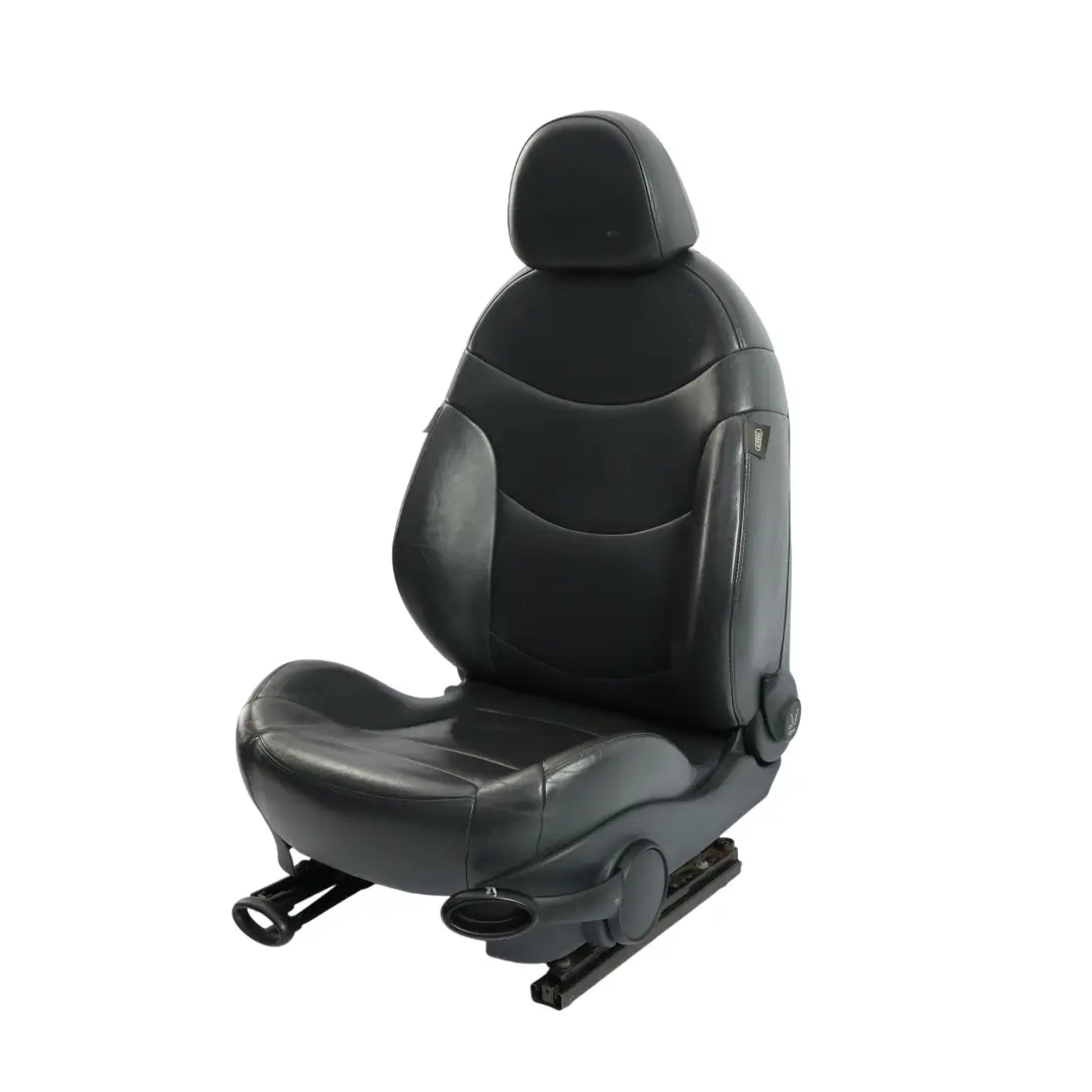 Mini Cooper One R50 R53 Sport Front Seat Heated Leather Gravity Black Left N/S - SKU 7132545-4 - Part number 7132545