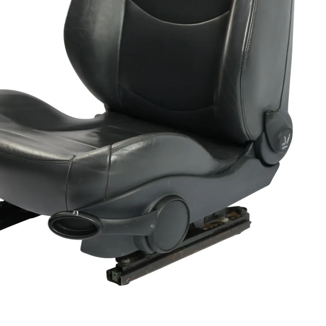 Mini Cooper One R50 R53 Sport Front Seat Heated Leather Gravity Black Left N/S - SKU 7132545-4 - Part number 7132545