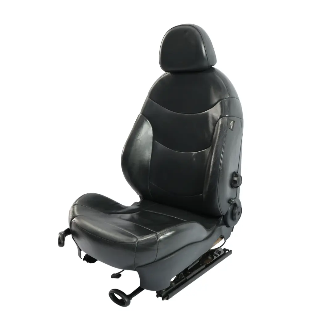 Sedile anteriore destro riscaldato in pelle Gravity per Mini R50 R52 R53 Sport con numero di parte 7132546 Mini R50 R52 R53 Sport Sedile anteriore destro riscaldato in pelle Gravity - SKU 7132546-3 - Numero di parte 7132546