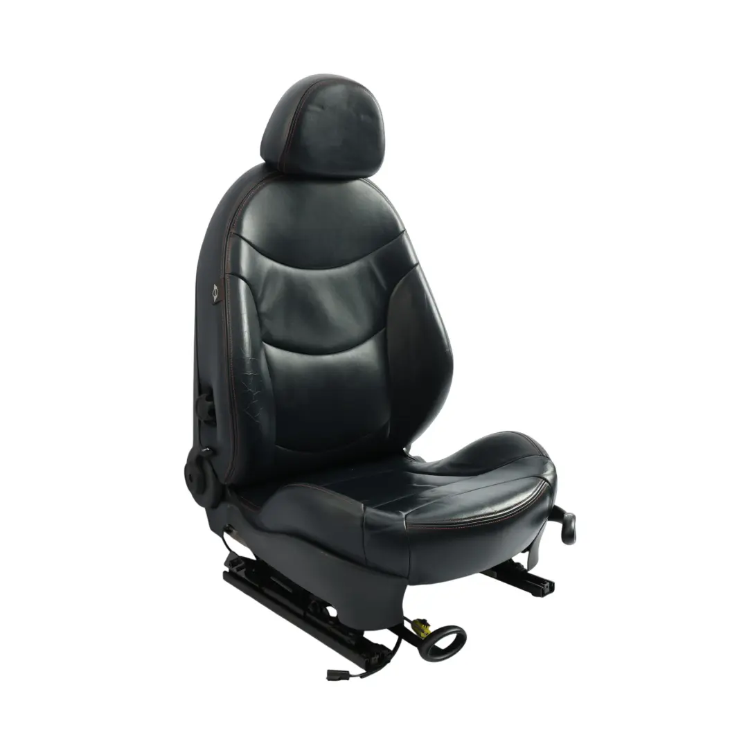 Mini Cooper R52 Front Seat Sport Heated Left N/S Leather Gravity Dark Blue - SKU 7132547-1 - Part number 7132547