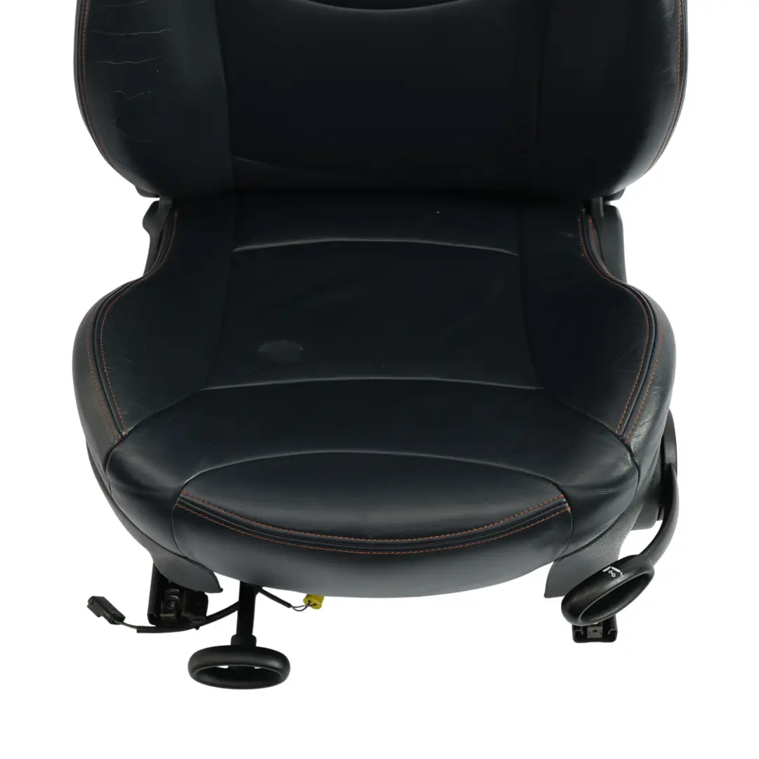 Mini Cooper R52 Front Seat Sport Heated Left N/S Leather Gravity Dark Blue - SKU 7132547-1 - Part number 7132547
