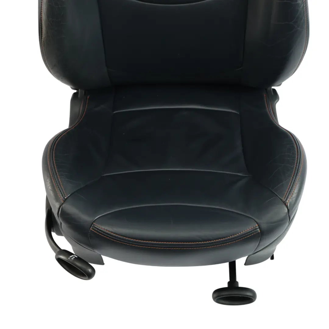 Mini Cooper R52 Front Seat Sport Heated Right O/S Leather Gravity Dark Blue - SKU 7132548-1 - Part number 7132548