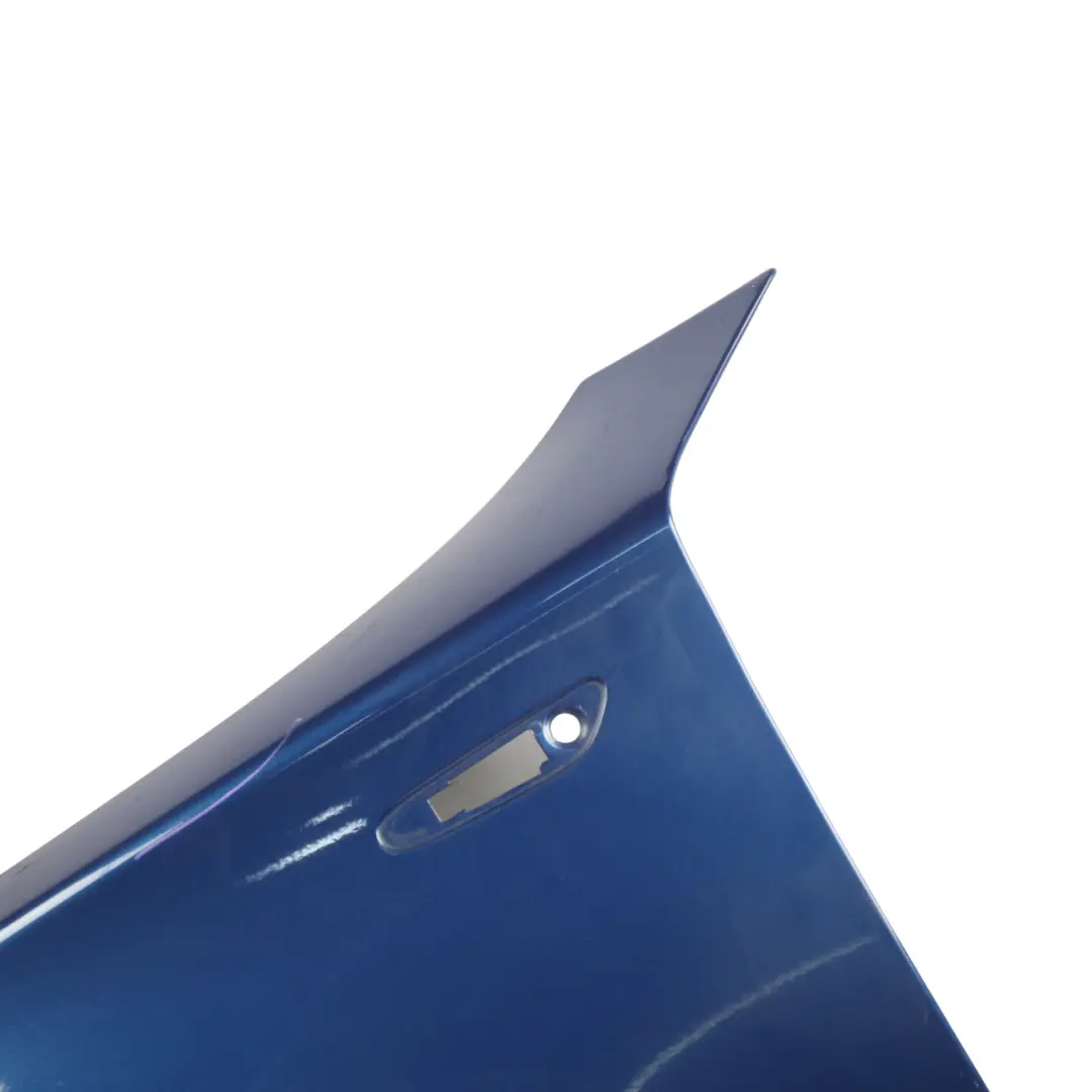 Side Panel Wing Fender Front Left N/S Le Mans Blau Blue - 381 to BMW E81 E87 with Part number 7133227 BMW E81 E87 Side Panel Wing Fender Front Left N/S Le Mans Blau Blue - 381 - SKU 7133227-LMB - Part number 7133227