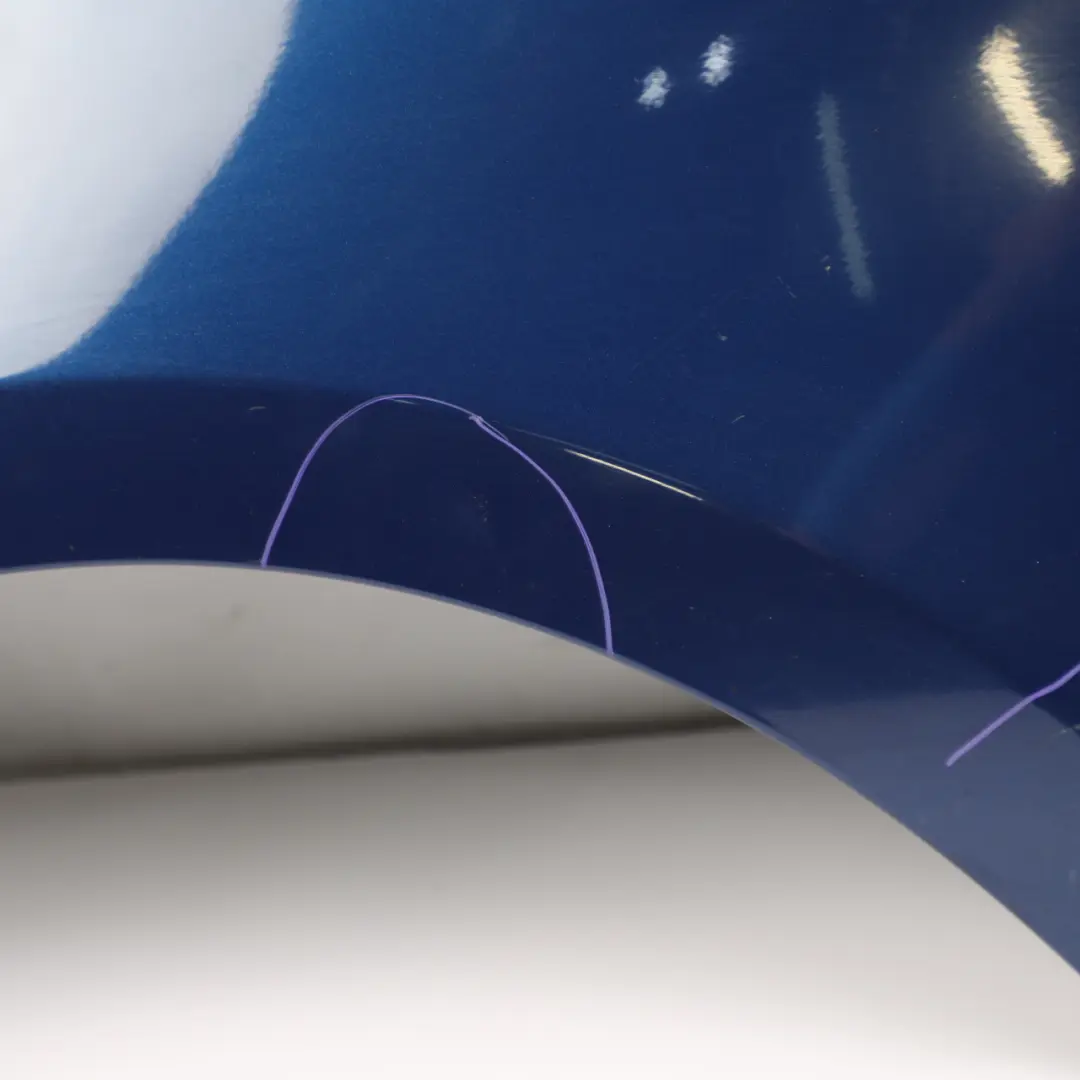 Side Panel Wing Fender Front Left N/S Le Mans Blau Blue - 381 to BMW E81 E87 with Part number 7133227 BMW E81 E87 Side Panel Wing Fender Front Left N/S Le Mans Blau Blue - 381 - SKU 7133227-LMB - Part number 7133227