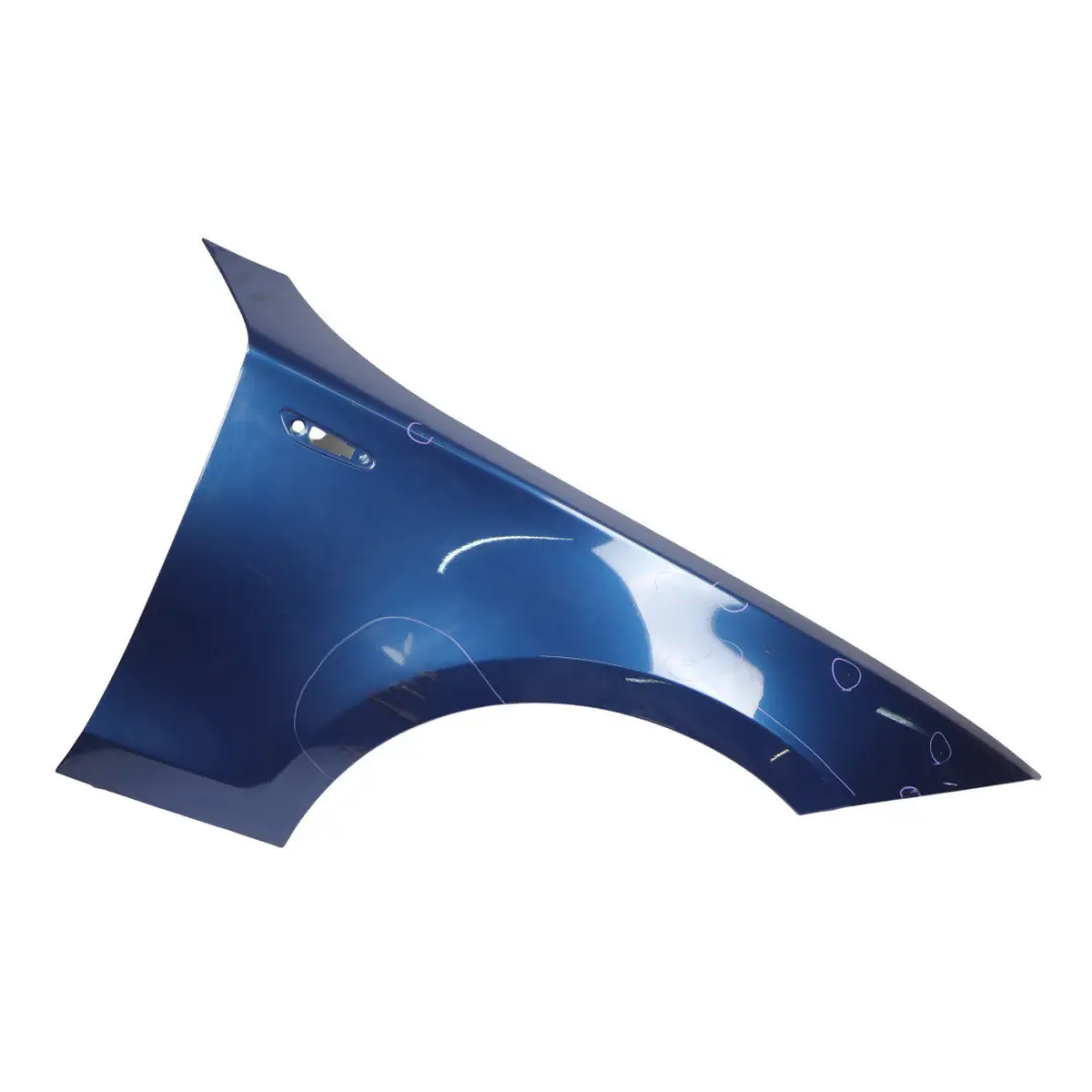 Side Panel Fender Wing Front Right O/S Le Mans Blue - 381 to BMW E81 E87 with Part number 7133228 BMW E81 E87 Side Panel Fender Wing Front Right O/S Le Mans Blue - 381 - SKU 7133228-LMB - Part number 7133228
