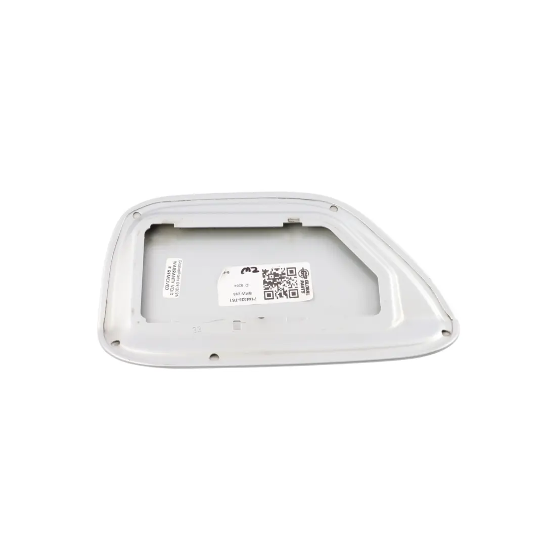Fuel Cover BMW E93 LCI Fill In Flap Titansilber Metallic Titanium Silver 354 - SKU 7144328-TS1 - Part number 7144328