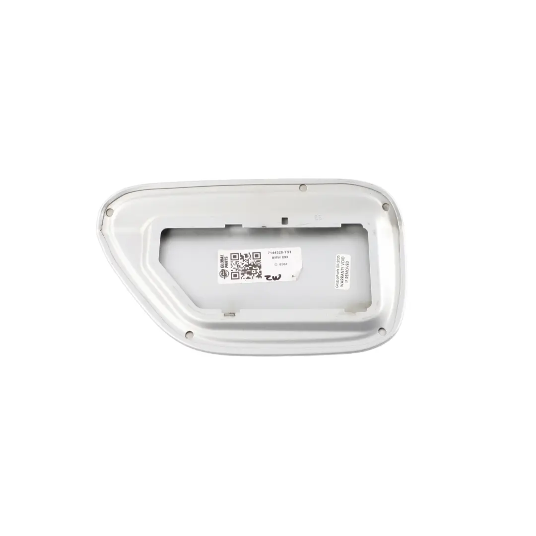 BMW 3 er E93 LCI Tankklappe Tankdeckel Klappe Titansilber Metallic 354 Silber - SKU 7144328-TS1 - Teilenummer 7144328
