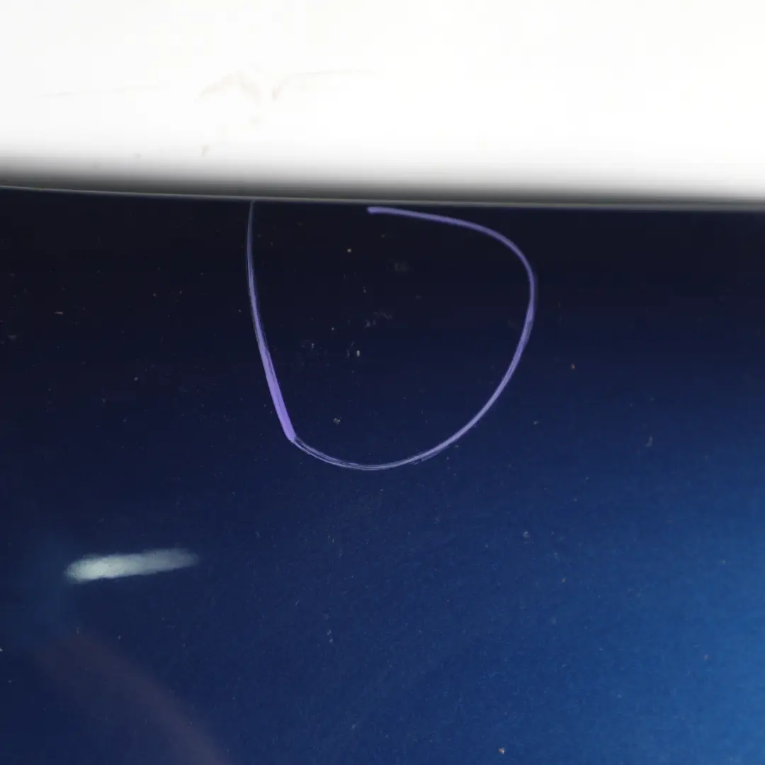 BMW E81 E87 Hood Bonnet Cover Panel Le Mans Blau Blue Metallic - 381 - SKU 7162102-LMB1 - Part number 7162102