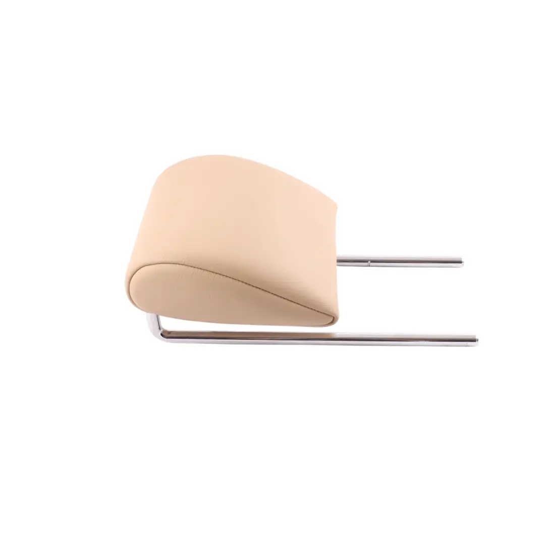 Asiento Trasero Reposacabezas Izquierdo Derecho Cuero Nevada Beige para BMW X5 E70 con número de pieza 7167361 BMW X5 E70 Asiento Trasero Reposacabezas Izquierdo Derecho Cuero Nevada Beige - SKU 7167361 - Número de pieza 7167361