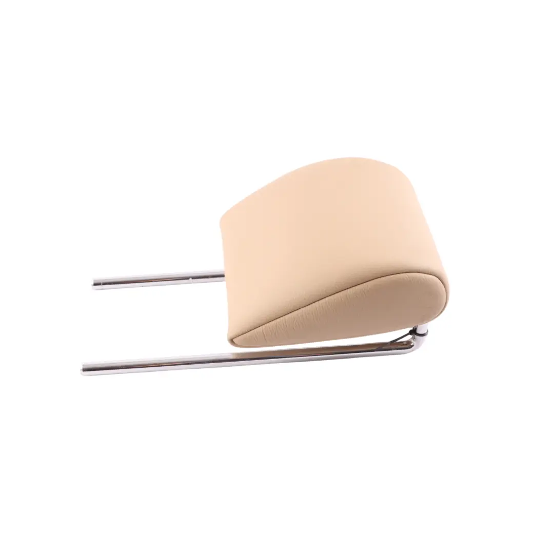 Asiento Trasero Reposacabezas Izquierdo Derecho Cuero Nevada Beige para BMW X5 E70 con número de pieza 7167361 BMW X5 E70 Asiento Trasero Reposacabezas Izquierdo Derecho Cuero Nevada Beige - SKU 7167361 - Número de pieza 7167361