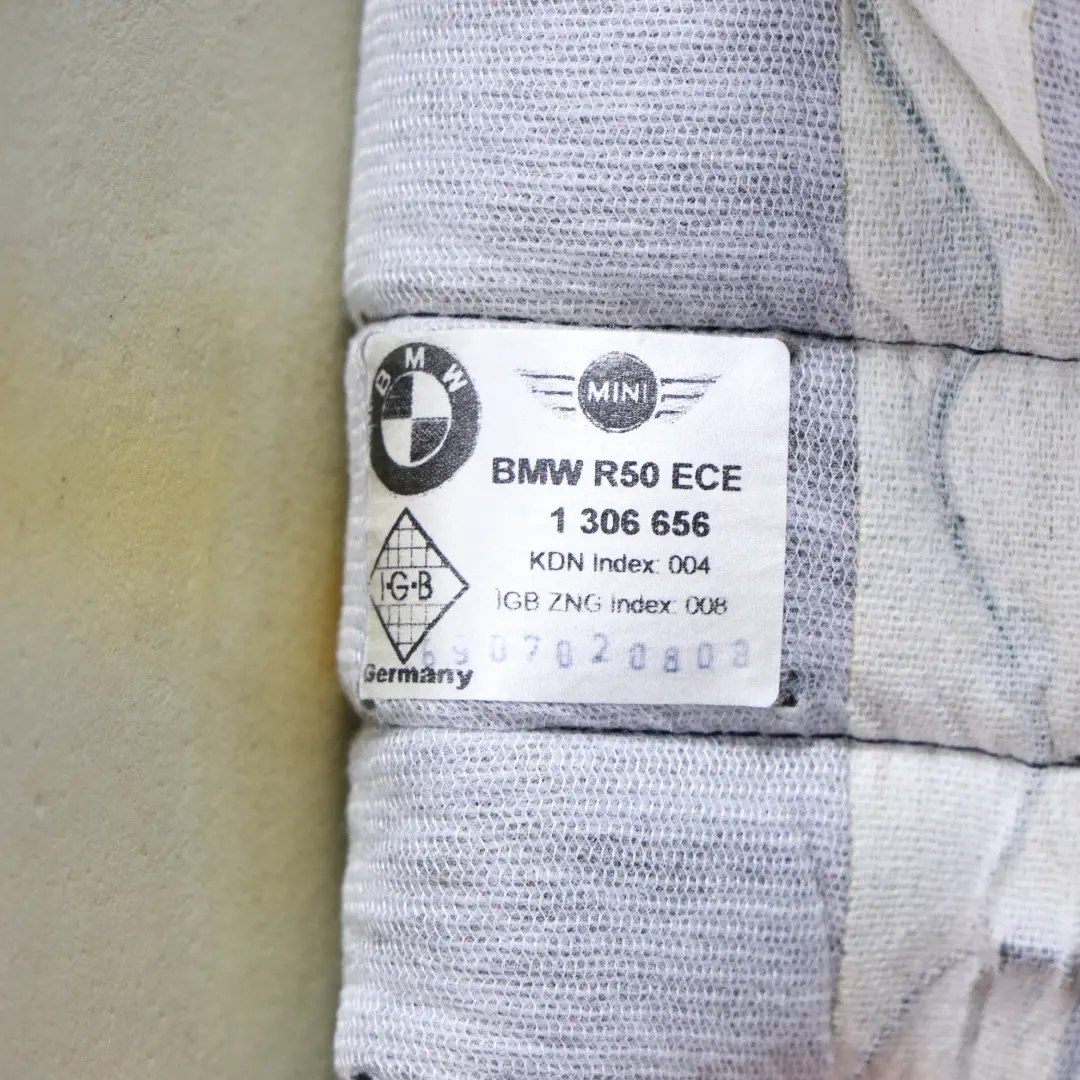 Sitzfläche Beheizt Panther Schwarz Leder Vordersitz Links Rechts für Mini R52 mit Teilenummer 7216906 Mini R52 Sitzfläche Beheizt Panther Schwarz Leder Vordersitz Links Rechts - SKU 7216906 - Teilenummer 7216906