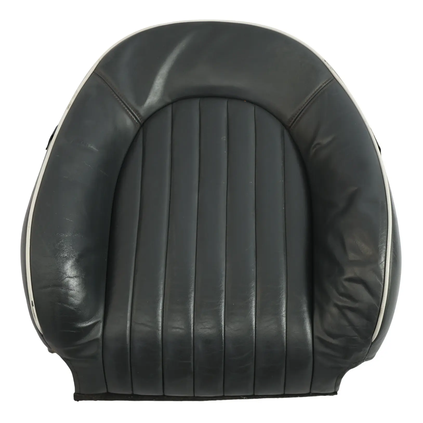Mini R52 Seat Backrest Heated Panther Black Leather Front Seat Left N/S