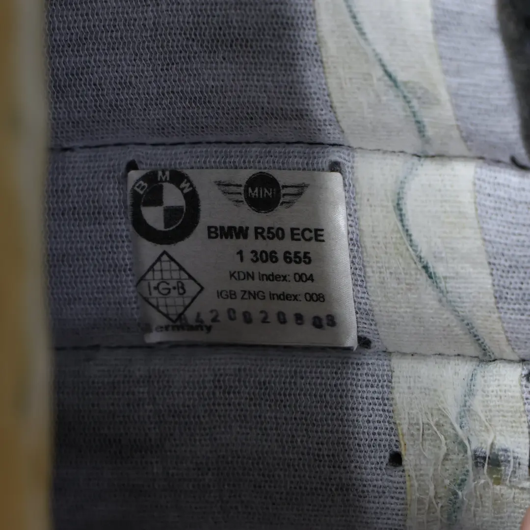 Siège Avant Gauche Chauffant En Cuir Noir Panther pour Mini R52 à propos du numéro de pièce 7216909 Mini R52 Siège Avant Gauche Chauffant En Cuir Noir Panther - SKU 7216909 - Numéro de pièce 7216909