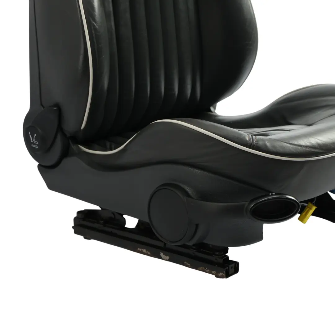 Mini R52 Sport Seat Front Right O/S Heated English Leather Panther Black - SKU 7216910-1 - Part number 7216910