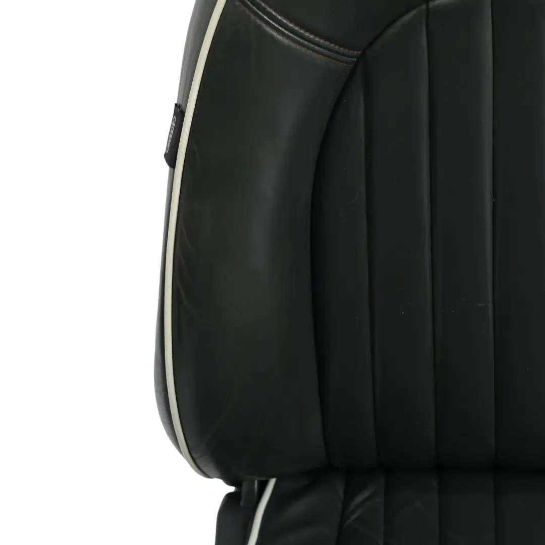 Sedile anteriore destro riscaldato marciapiede inglese pelle Nero per Mini R52 con numero di parte 7216910 Mini R52 Sedile anteriore destro riscaldato marciapiede inglese pelle Nero - SKU 7216910-1 - Numero di parte 7216910