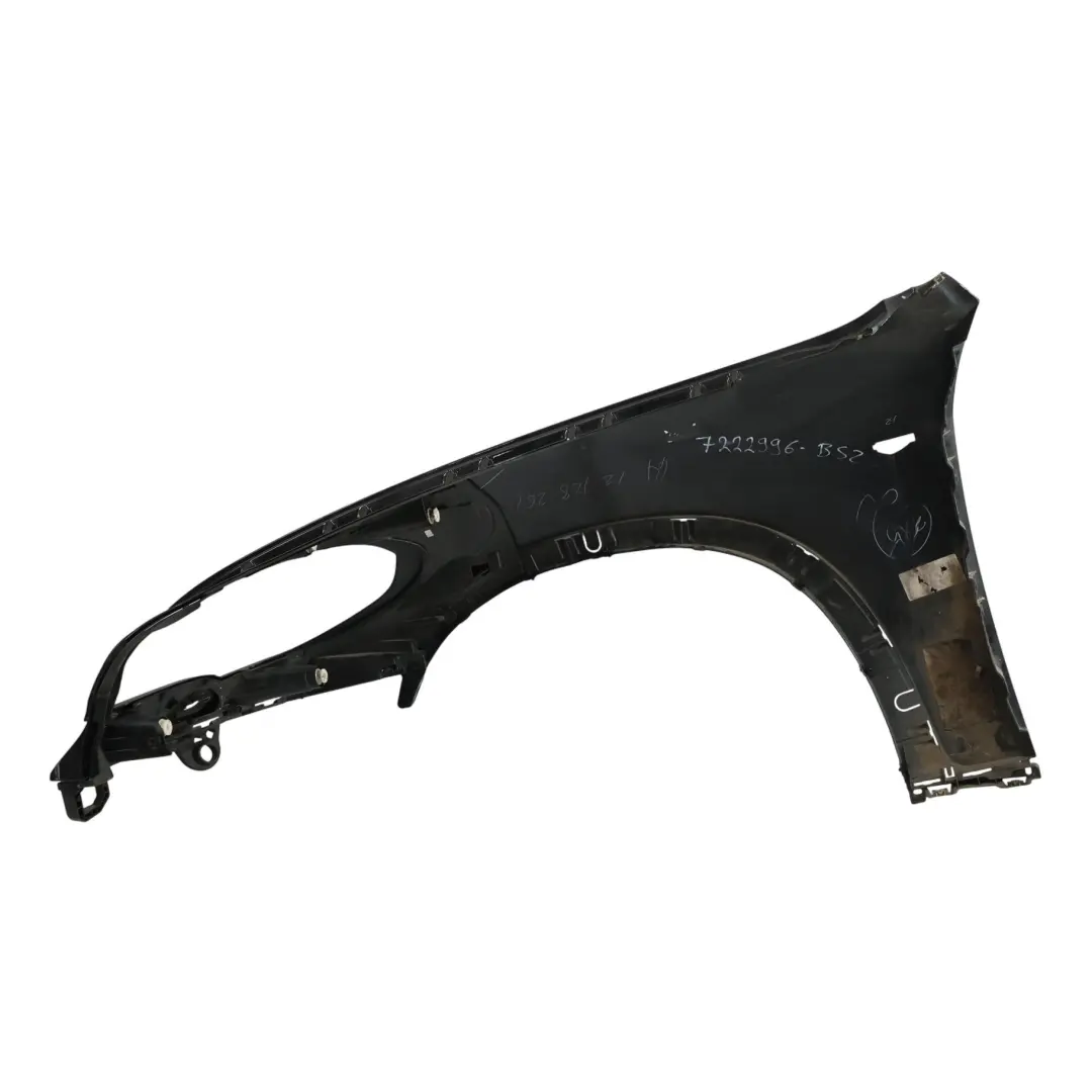 BMW X5 E70 LCI Błotnik Prawy Przedni Black Sapphire Czarny Metalik - 475 - SKU 7222996-BS2 - Numer Części 7222996