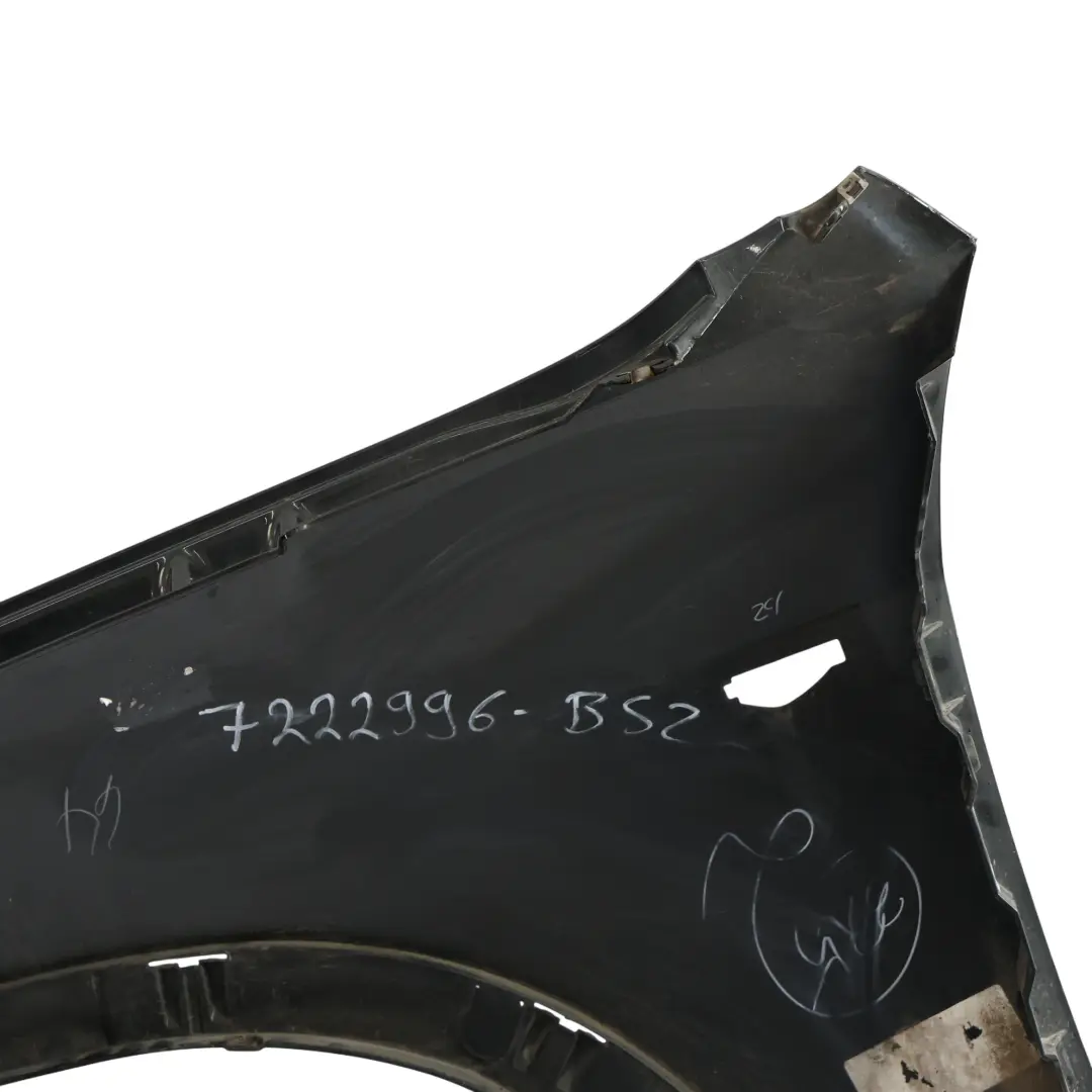 BMW X5 E70 LCI Błotnik Prawy Przedni Black Sapphire Czarny Metalik - 475 - SKU 7222996-BS2 - Numer Części 7222996
