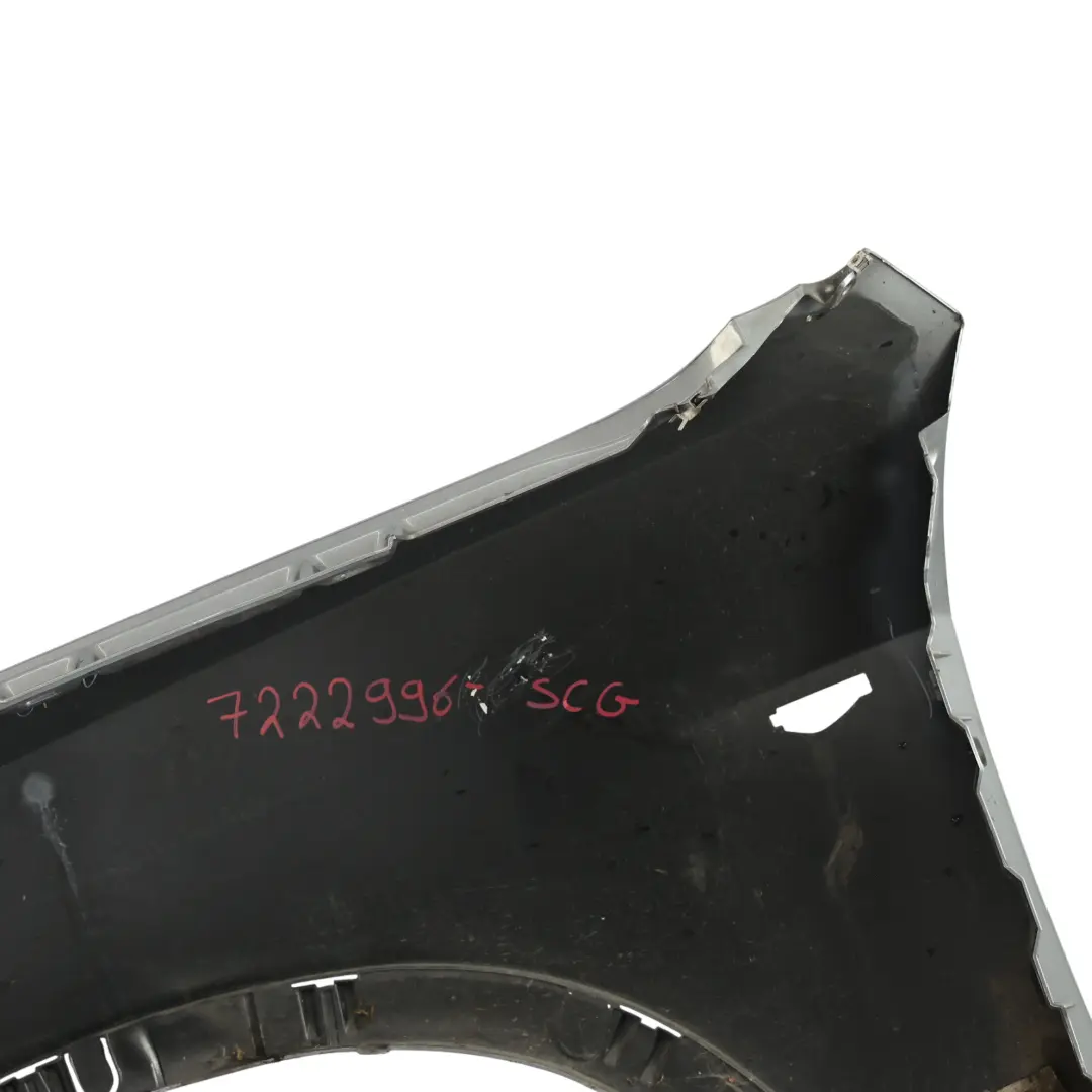 Side Wing Panel Front Right O/S Spacegrau Metallic - A52 to BMW X5 E70 LCI with Part number 7222996 BMW X5 E70 LCI Side Wing Panel Front Right O/S Spacegrau Metallic - A52 - SKU 7222996-SCG - Part number 7222996