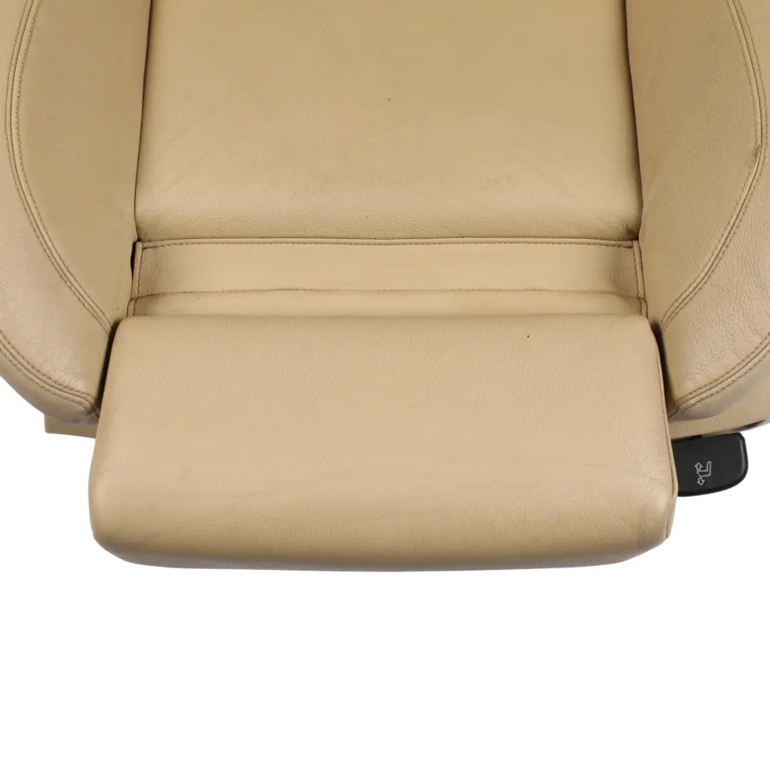 Front Left N/S Interior Heated Leather Dakota Beige to BMW F07 GT Seat with Part number 7231175 BMW F07 GT Seat Front Left N/S Interior Heated Leather Dakota Beige - SKU 7231175-1 - Part number 7231175