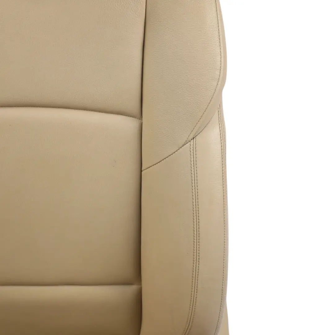 Front Left N/S Interior Heated Leather Dakota Beige to BMW F07 GT Seat with Part number 7231175 BMW F07 GT Seat Front Left N/S Interior Heated Leather Dakota Beige - SKU 7231175-1 - Part number 7231175