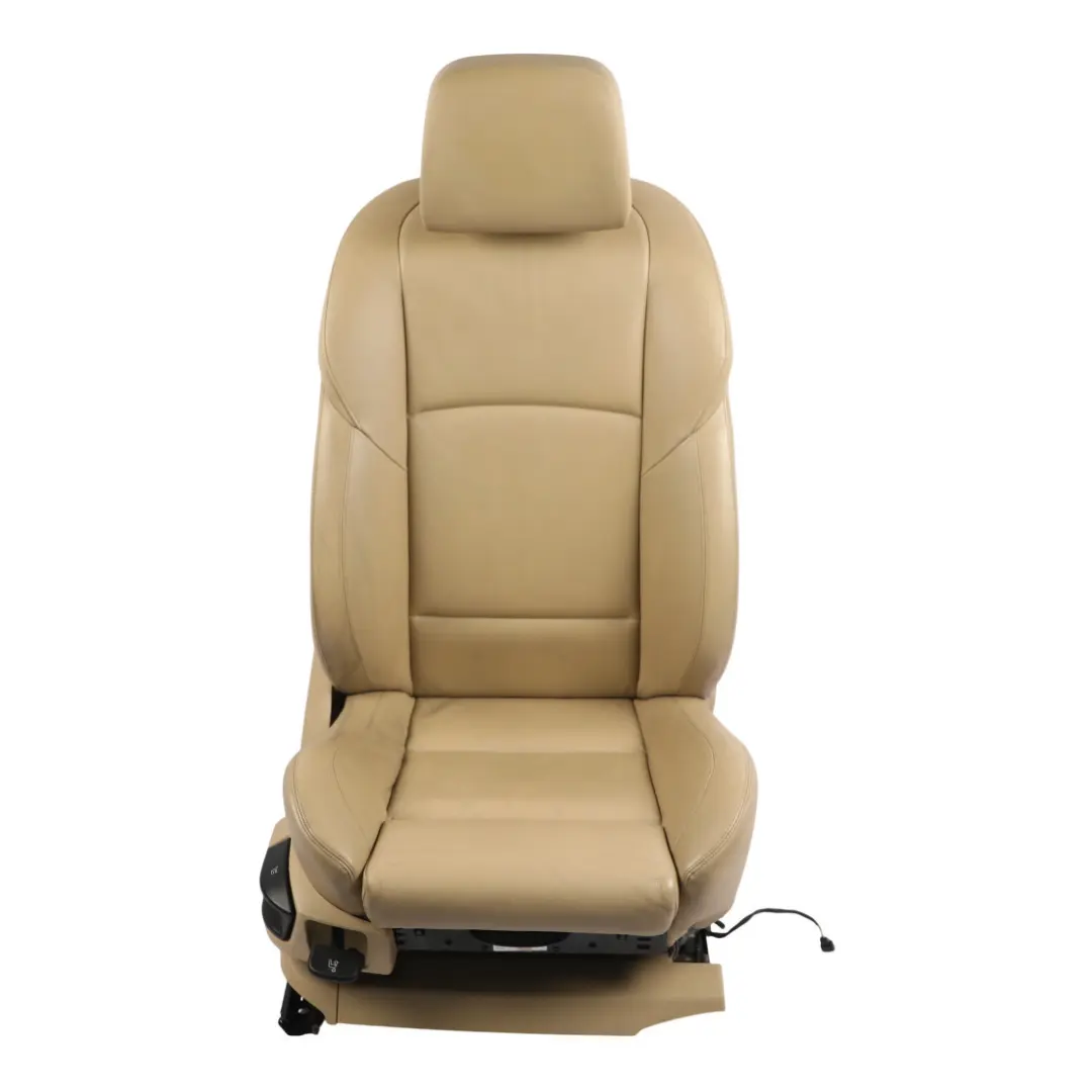 Front Right O/S Interior Heated Leather Dakota Beige to BMW F07 GT Seat with Part number 7231175 BMW F07 GT Seat Front Right O/S Interior Heated Leather Dakota Beige - SKU 7231175-2 - Part number 7231175