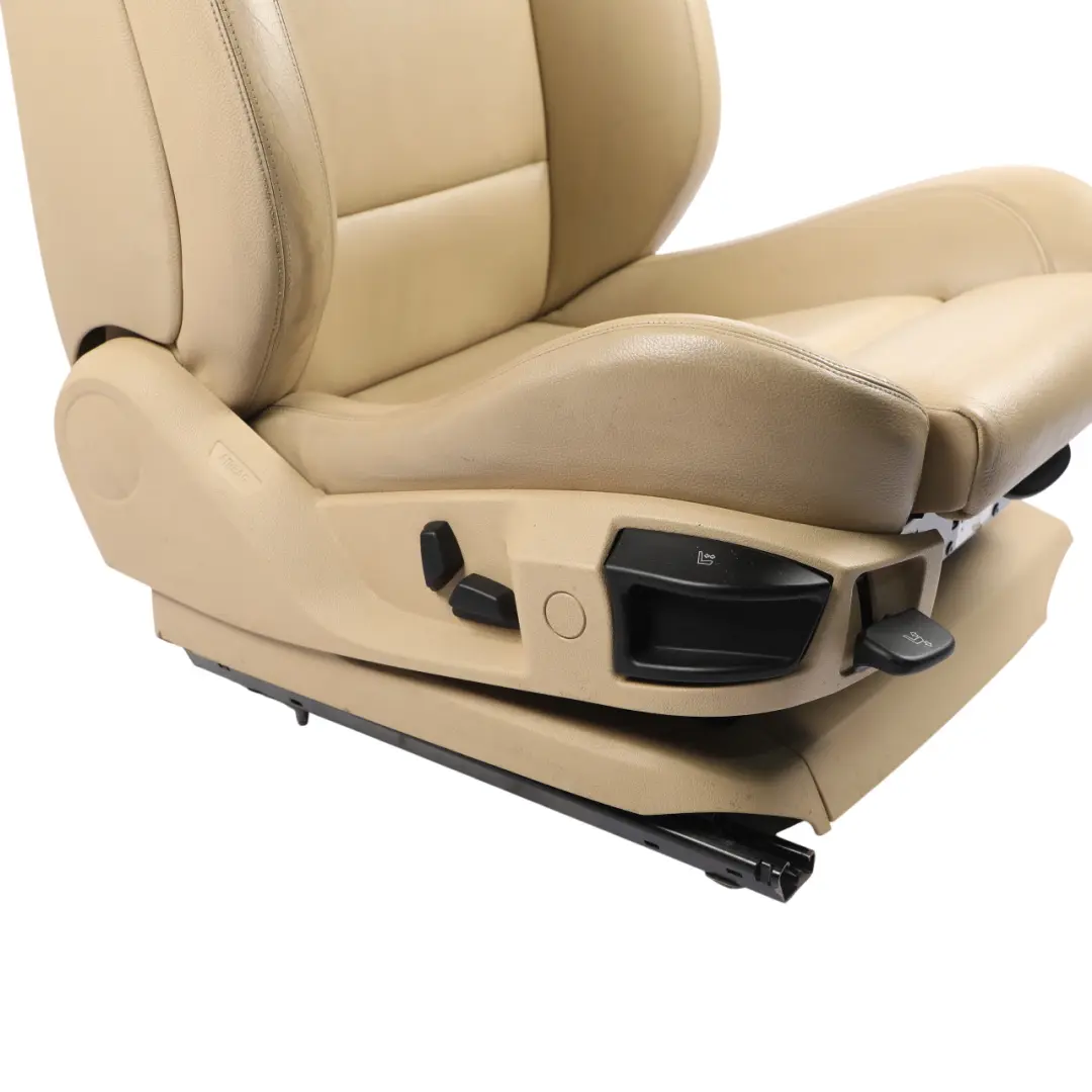 Front Right O/S Interior Heated Leather Dakota Beige to BMW F07 GT Seat with Part number 7231175 BMW F07 GT Seat Front Right O/S Interior Heated Leather Dakota Beige - SKU 7231175-2 - Part number 7231175