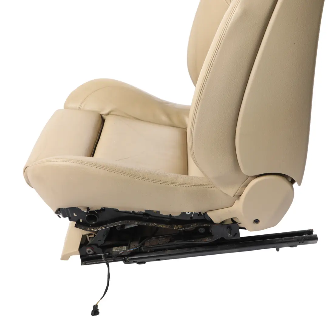 Front Right O/S Interior Heated Leather Dakota Beige to BMW F07 GT Seat with Part number 7231175 BMW F07 GT Seat Front Right O/S Interior Heated Leather Dakota Beige - SKU 7231175-2 - Part number 7231175