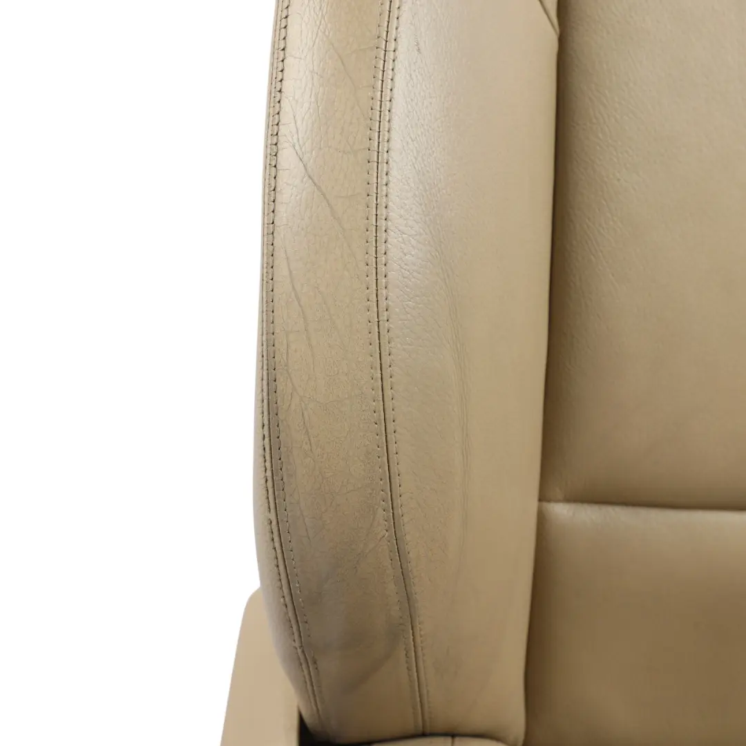 Front Right O/S Interior Heated Leather Dakota Beige to BMW F07 GT Seat with Part number 7231175 BMW F07 GT Seat Front Right O/S Interior Heated Leather Dakota Beige - SKU 7231175-2 - Part number 7231175