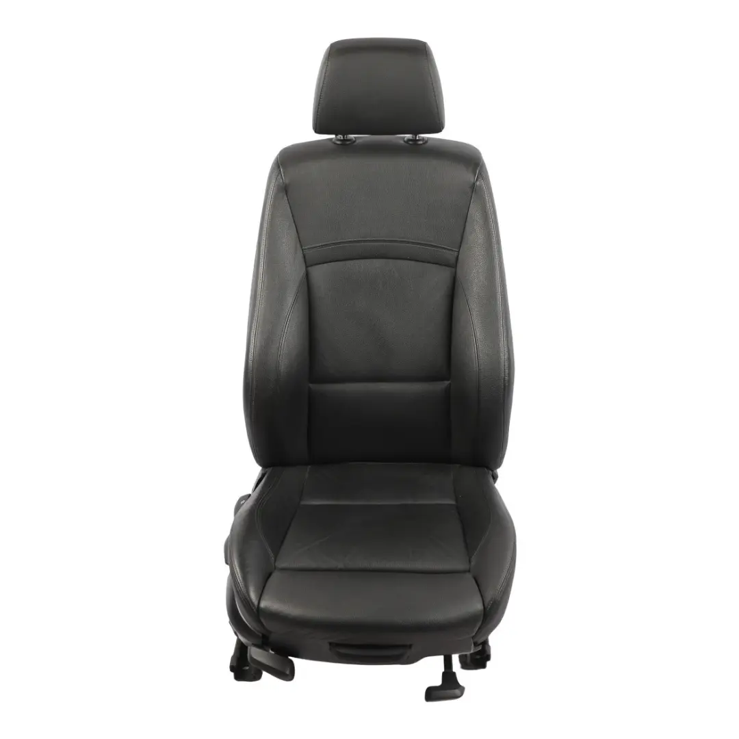 Front Seat M Sport Black Leather Dakota Right O/S to BMW E90 E91 LCI with Part number 7246858 BMW E90 E91 LCI Front Seat M Sport Black Leather Dakota Right O/S - SKU 7246858-3 - Part number 7246858
