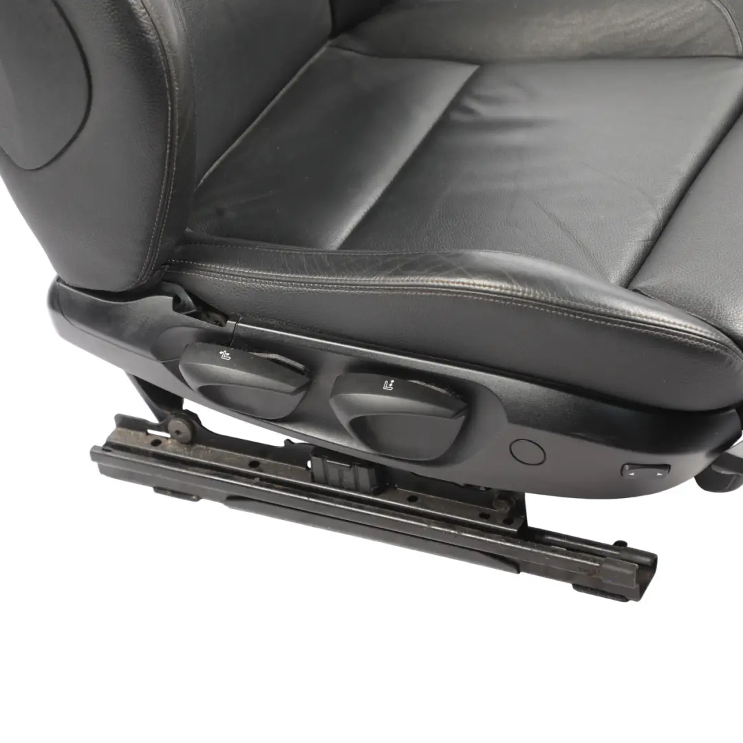 Front Seat M Sport Black Leather Dakota Right O/S to BMW E90 E91 LCI with Part number 7246858 BMW E90 E91 LCI Front Seat M Sport Black Leather Dakota Right O/S - SKU 7246858-3 - Part number 7246858