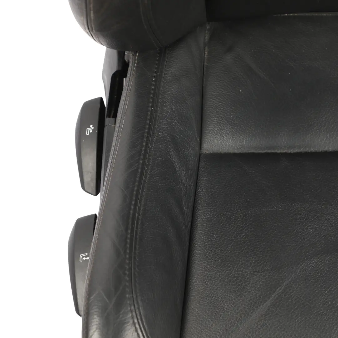 BMW E90 E91 LCI Front Seat M Sport Black Leather Dakota Right O/S - SKU 7246858-3 - Part number 7246858