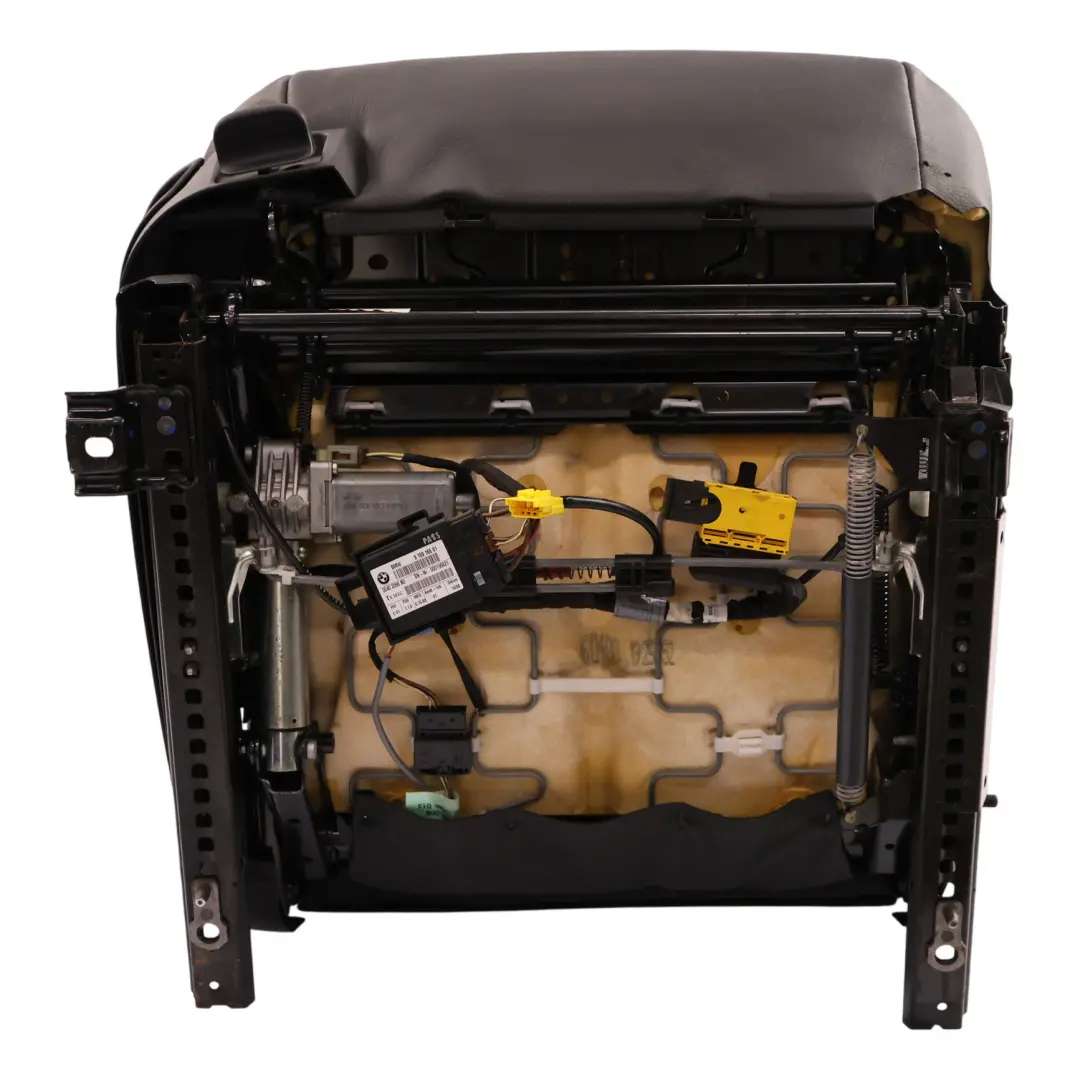BMW E61 LCI Vorder Sitz Beheizt Schwarzes Leder Beifahrer Seite Rechts - SKU 7249321-9 - Teilenummer 7249321