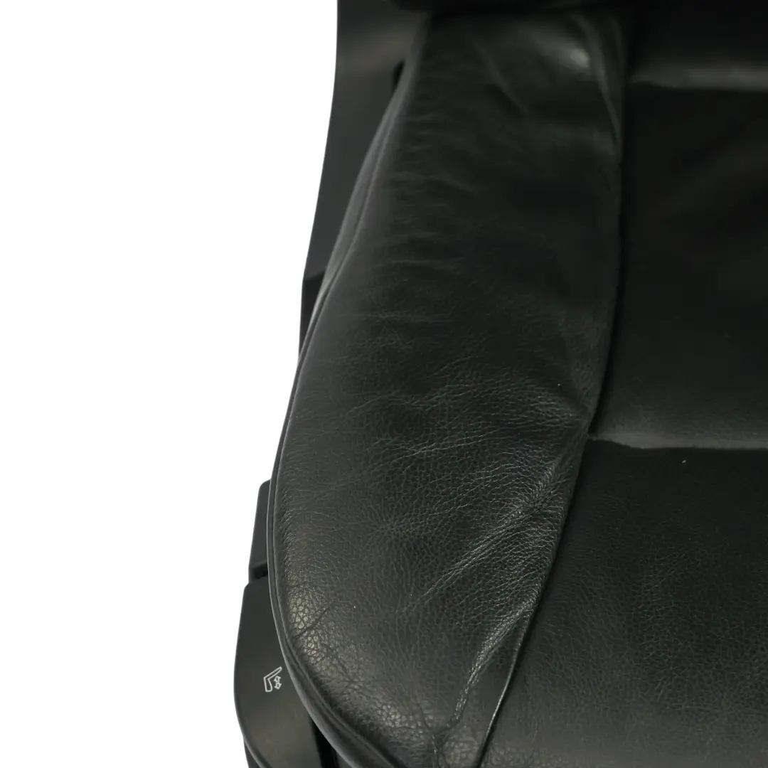 BMW E61 LCI Front Seat Heated Black Leather Passenger Side Right O/S - SKU 7249321-9 - Part number 7249321