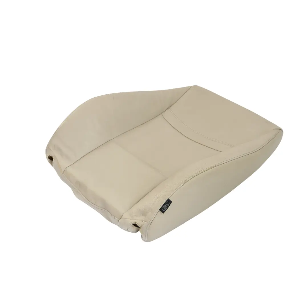 BMW E90 E91 LCI Front Left N/S Seat Backrest Cover Leather Oyster - SKU 7257543-1 - Part number 7257543